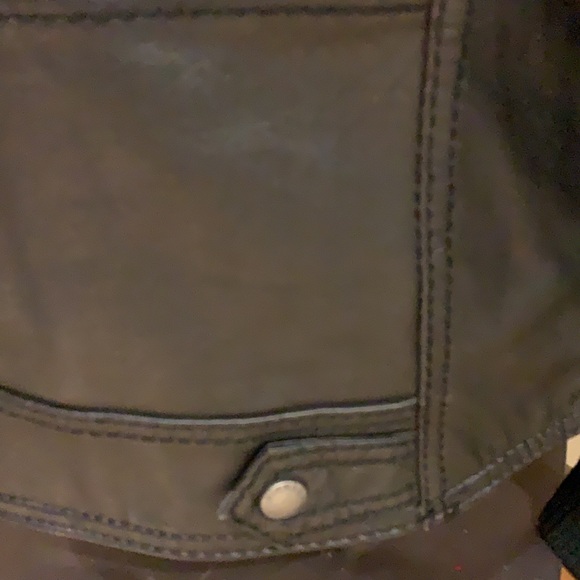 Michael Kors Black leather jacket size S - Picture 7 of 8